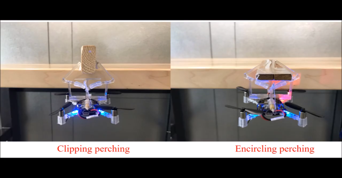 Amerikaanse universiteit rust kleine drone uit met grijper